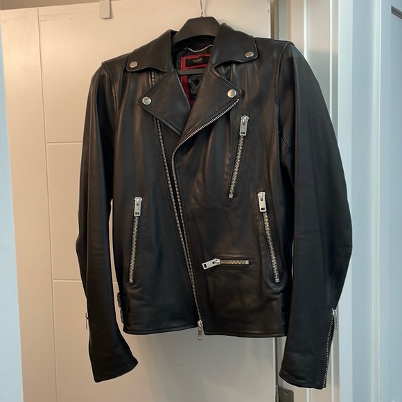 DIESEL LEATHER BIKER JACKET - Picture 2 of 4